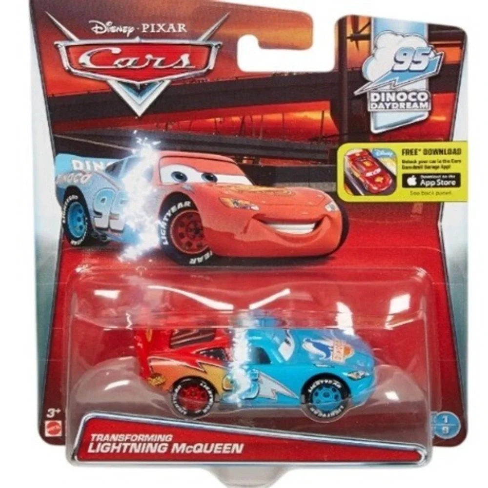 Disney Cars Transforming Lightning McQueen‎ Dinoco Daydream Mattel DHJ41 NEW